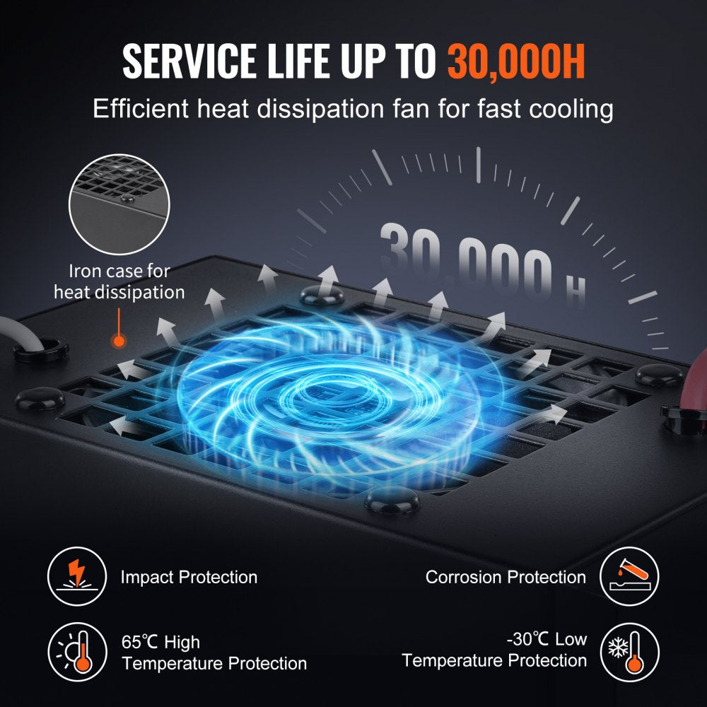 Bostome 150W CO2 laser power supply with cooling fan and durable iron casing for engravers.