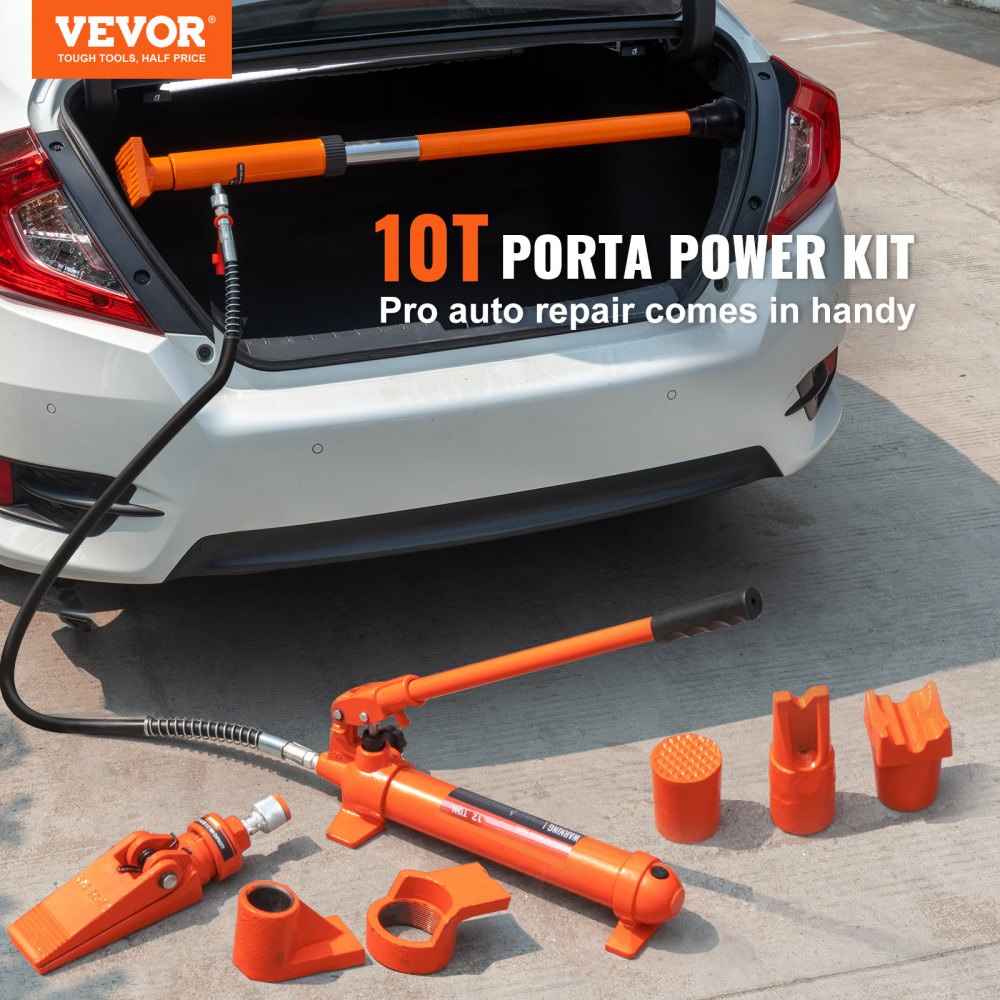 10 Ton Hydraulic Jack Air Pump Lift Ram Body Frame Porta Power Repair Kits