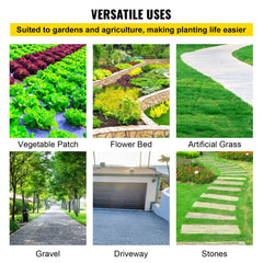Weed Barrier Landscape Fabric, 5 x 250 ft, 5 Oz Premium Woven Ground Cover Heavy Duty PP Material & Easy Setup, Dual-Layer for Outdoor Garden, Lawn, Driveway, Black