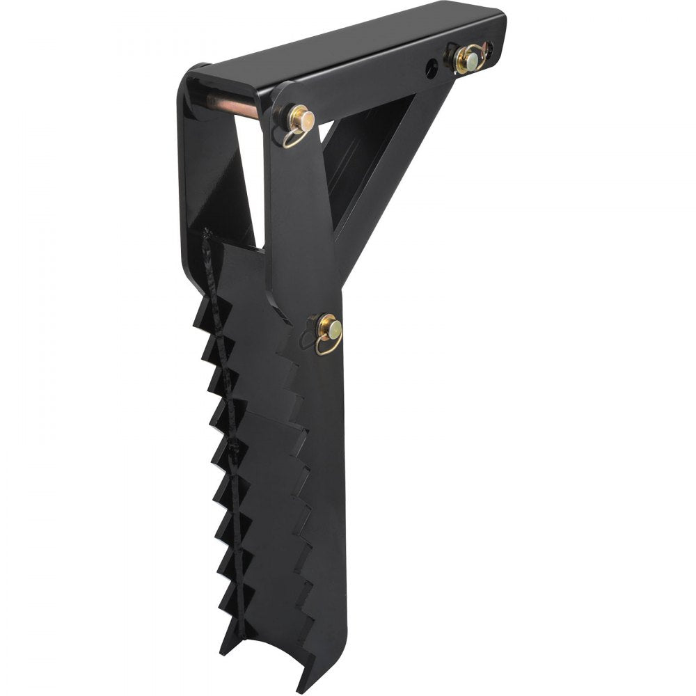 32 inch Backhoe Excavator Thumb Attachments Weld On Adjustable Boom Tractor Excavator 1/2Inch Teeth Thick Steel Plate Assembly 12MM Bolt-On Design