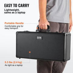 Graded Card Storage Box, 5 Slots, Graded Sports Cards Holder Carrying Case with Coded Lock Foam Dividers, for 162 PSA Graded Cards 115 BGS Cards 130 SGC Cards 585 Top Loaders or 999+ Loose Cards