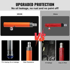 4 Ton/8800 LBS Porta Power, Portable Hydraulic Ram with 3.9 ft/1.2 m Oil Hose, Auto Body Frame Repair Kit with Storage Case for Car Repair, Truck, Farm