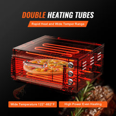Commercial Countertop Pizza Oven Electric Pizza Oven for 16" Pizza Indoor