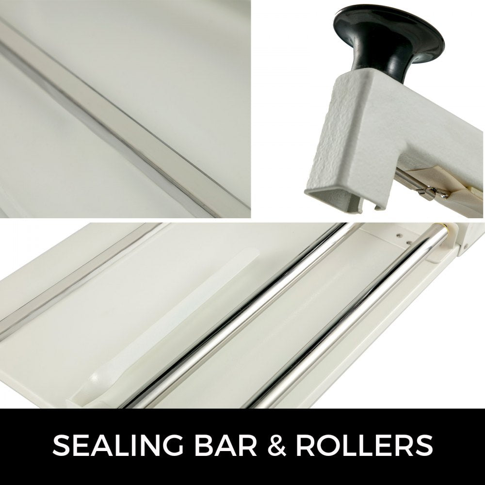 18" Shrink Wrap Sealer, 530W I-Bar Shrink Wrap Machine, Shrink Wrap Sealer with Heat Gun and Shrink Film Suit for PVC POF Film