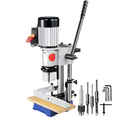 Bostome MS36127A3 hollow chisel mortiser machine with 1/2 HP motor and cast iron frame.