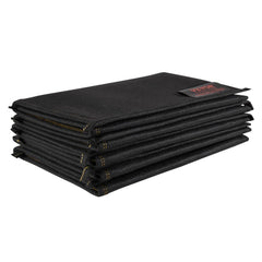 Six water-activated flood barriers, each 2ft x 1ft, designed for home protection.