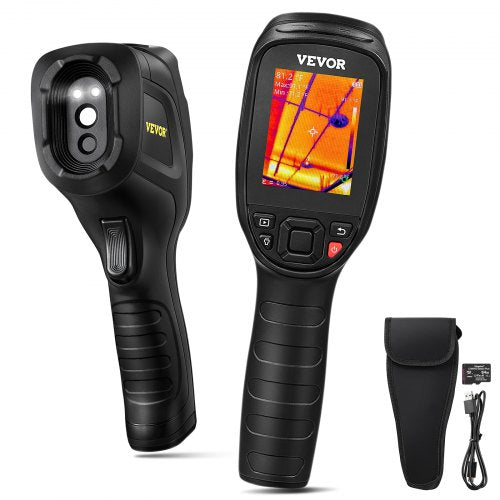 Thermal Imaging Camera, 240x180 IR Resolution with 2MP Visual Camera, 20Hz Refresh Rate Infrared Camera with -4℉~1022℉ Temperature Range, 64G Built-in SD Card and Rechargeable Li-ion Battery