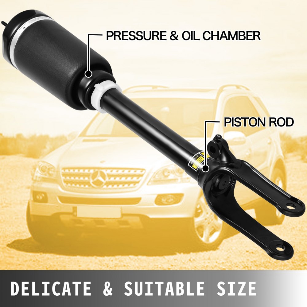 Front Air Suspension Spring Shock Strut Air Strut Suspension Front Air Shock Absorber for Mercedes Benz W164 GL350 GL450 1643206113 (for Mercedes Benz W164)