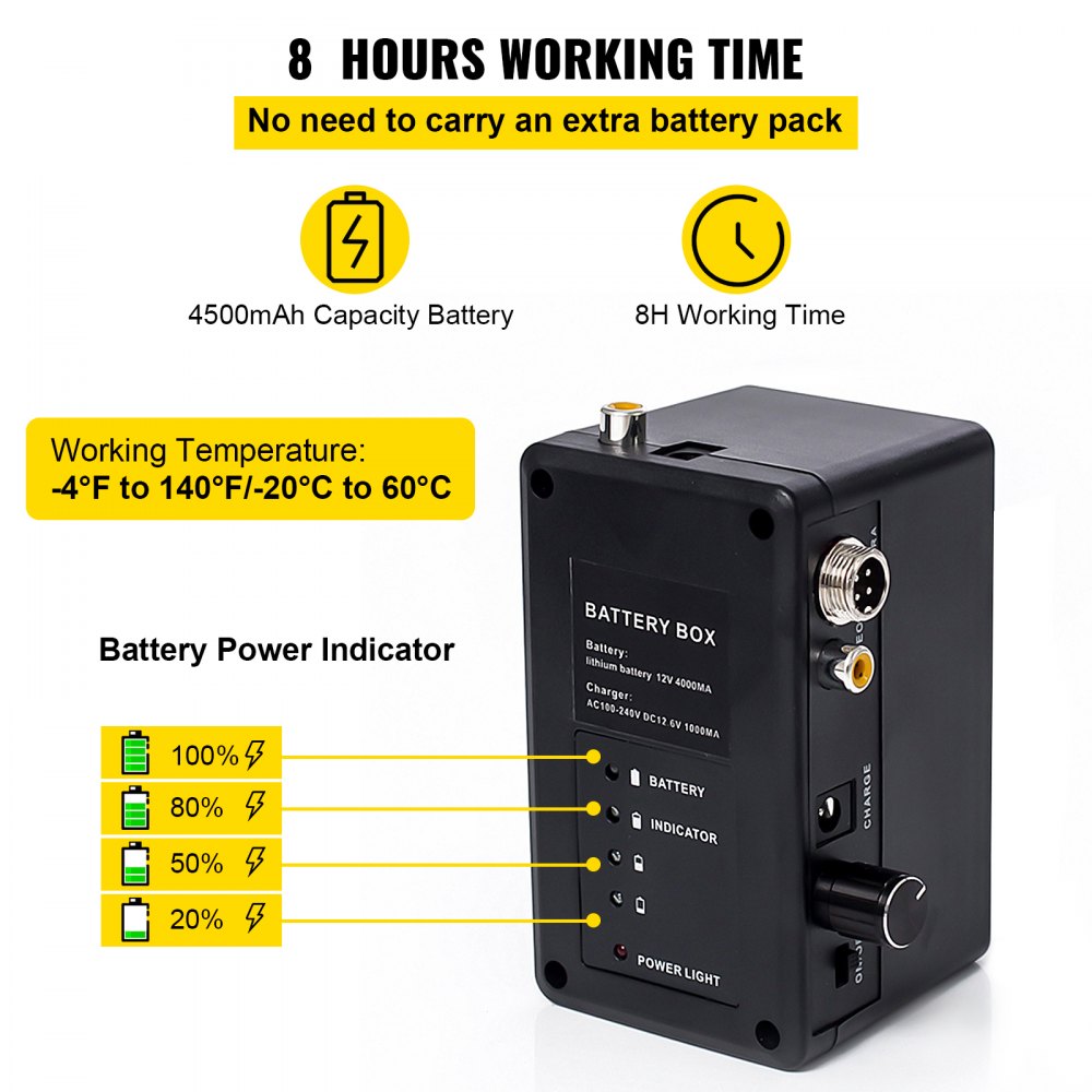 Bostome 328ft sewer camera with 9-inch LCD monitor, waterproof design, and adjustable LED lights.