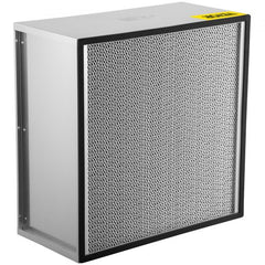 Bostome 24x24x11.5 True HEPA air filter replacement with a galvanized frame for HVAC systems.