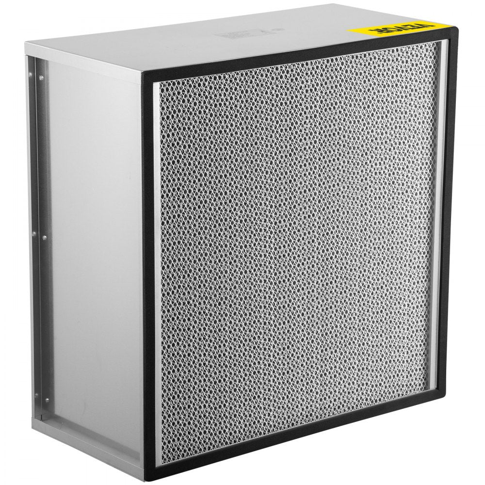 Bostome 24x24x11.5 True HEPA air filter replacement with a galvanized frame for HVAC systems.