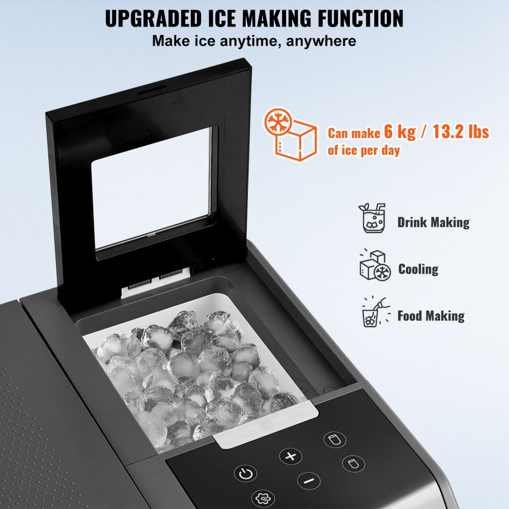 Portable Car Refrigerator Freezer w/ Ice Making Function 37QT Single Zone