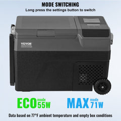 Portable Car Refrigerator Freezer w/ Ice Making Function 37QT Single Zone