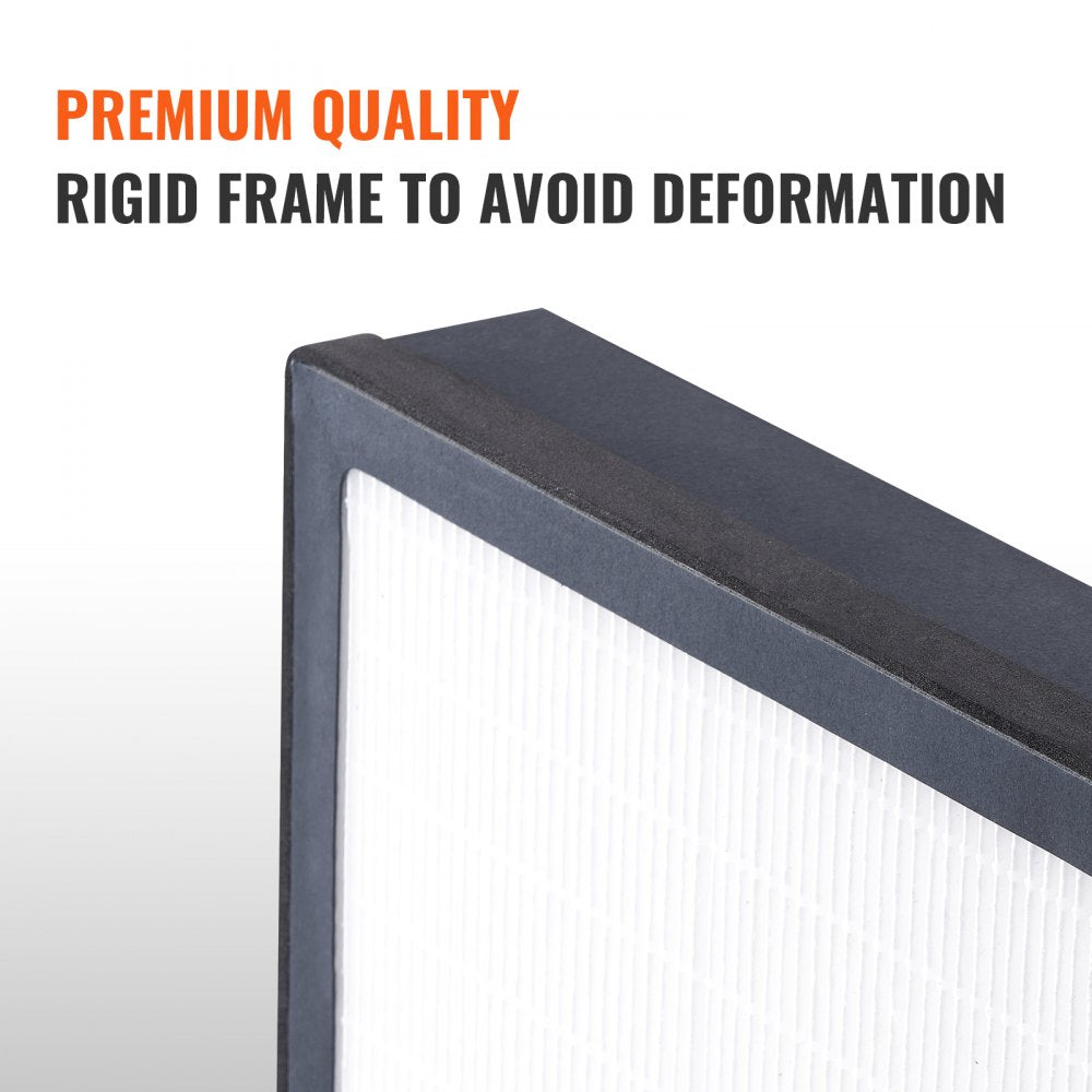 Bostome HEPA Air Filter, square, white, designed for air scrubber replacement, measures 15.75".