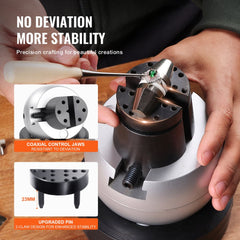 Bostome 5" engraving ball vise with 360° rotation and adjustable jaw for jewelry setting.