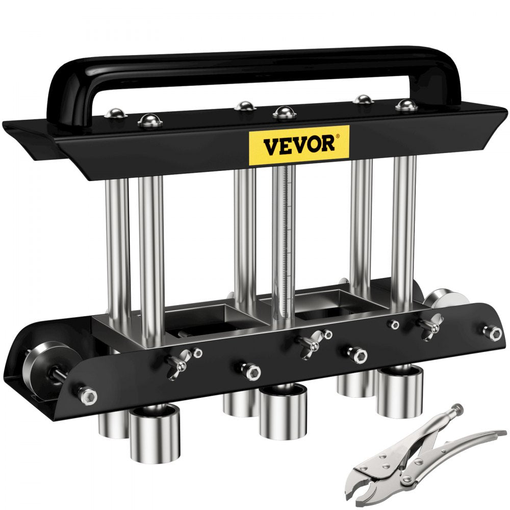 Bostome 3-Station Sheet Metal Brake with adjustable height and durable all-metal construction.