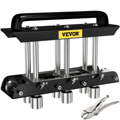 Bostome 3-Station Sheet Metal Brake with adjustable height and durable all-metal construction.