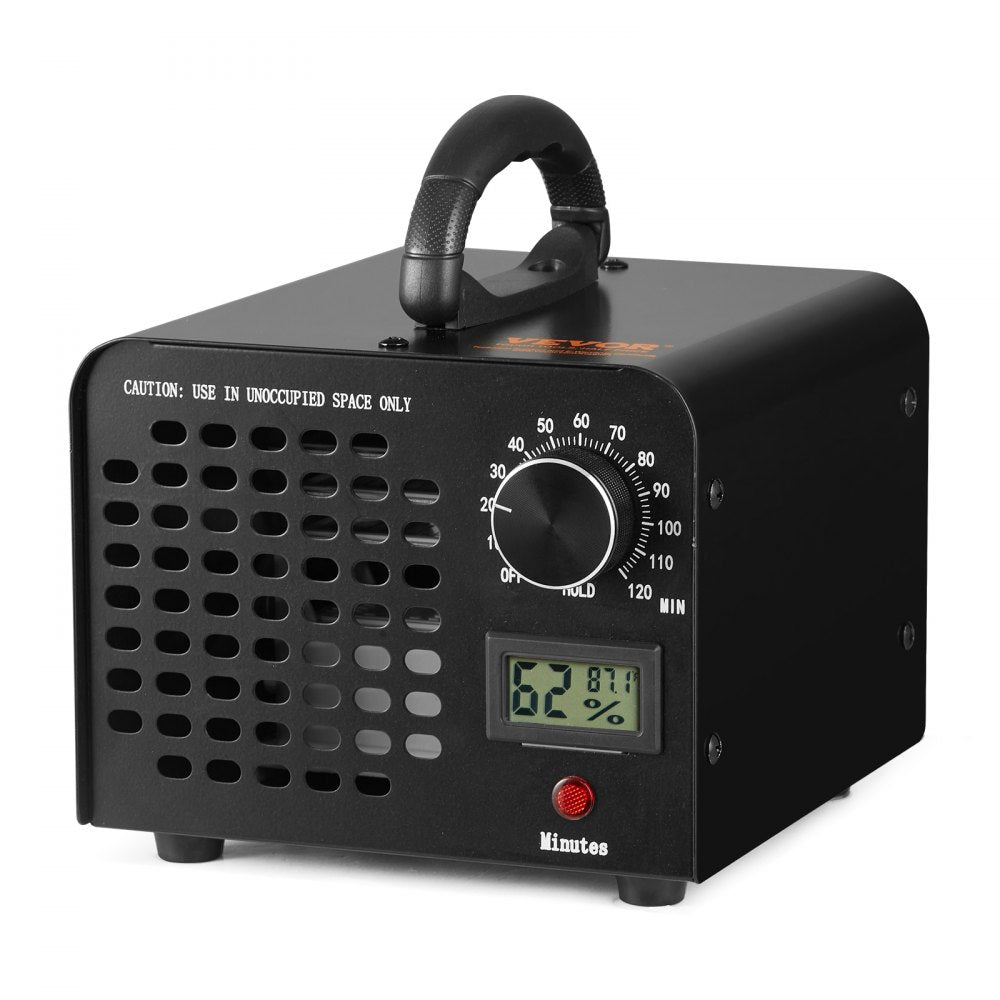 Bostome 24000mg/h ozone generator with timer, compact design and detachable filter mesh.