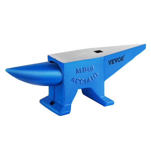 Bostome 88 lbs steel anvil with dual horns, polished surface, and large working area.