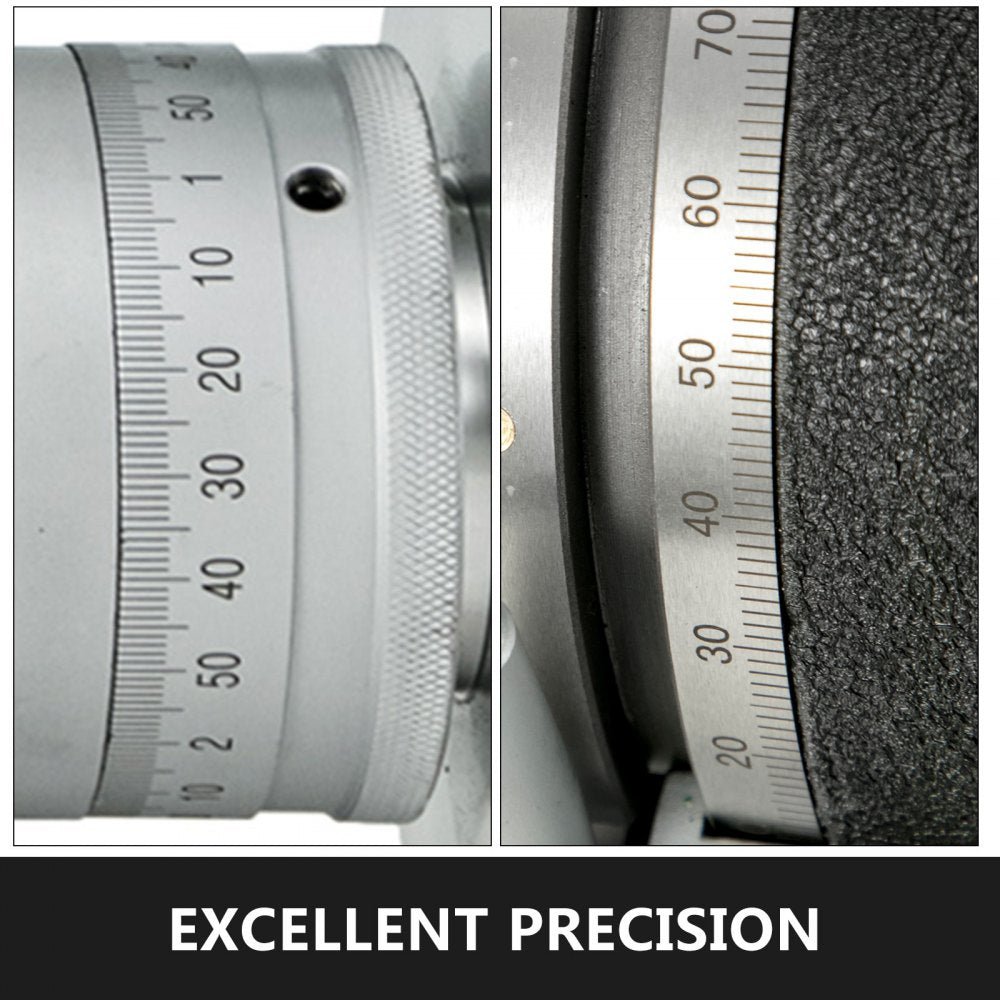 Bostome 8" horizontal vertical rotary table with dual orientation and precision dial for machining.