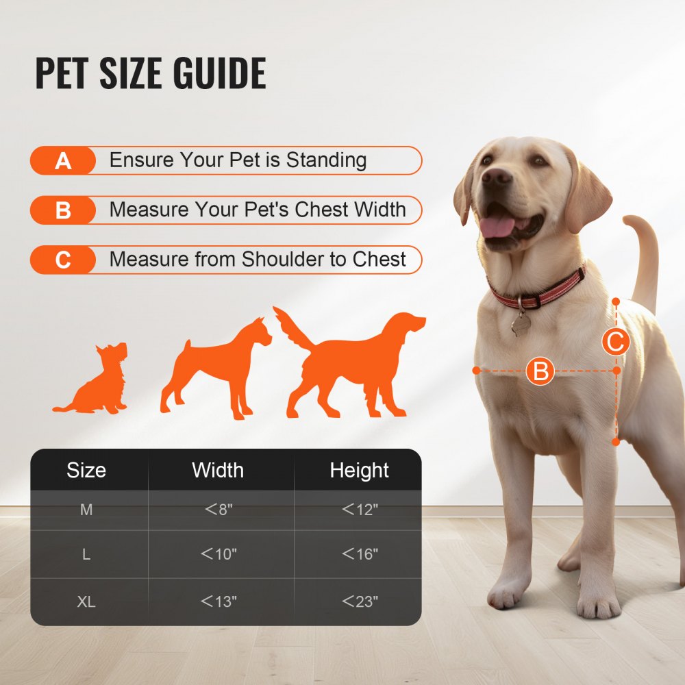 Dog Door for Sliding Glass Door 75 7/8"-80 11/16" Adjustable Height L