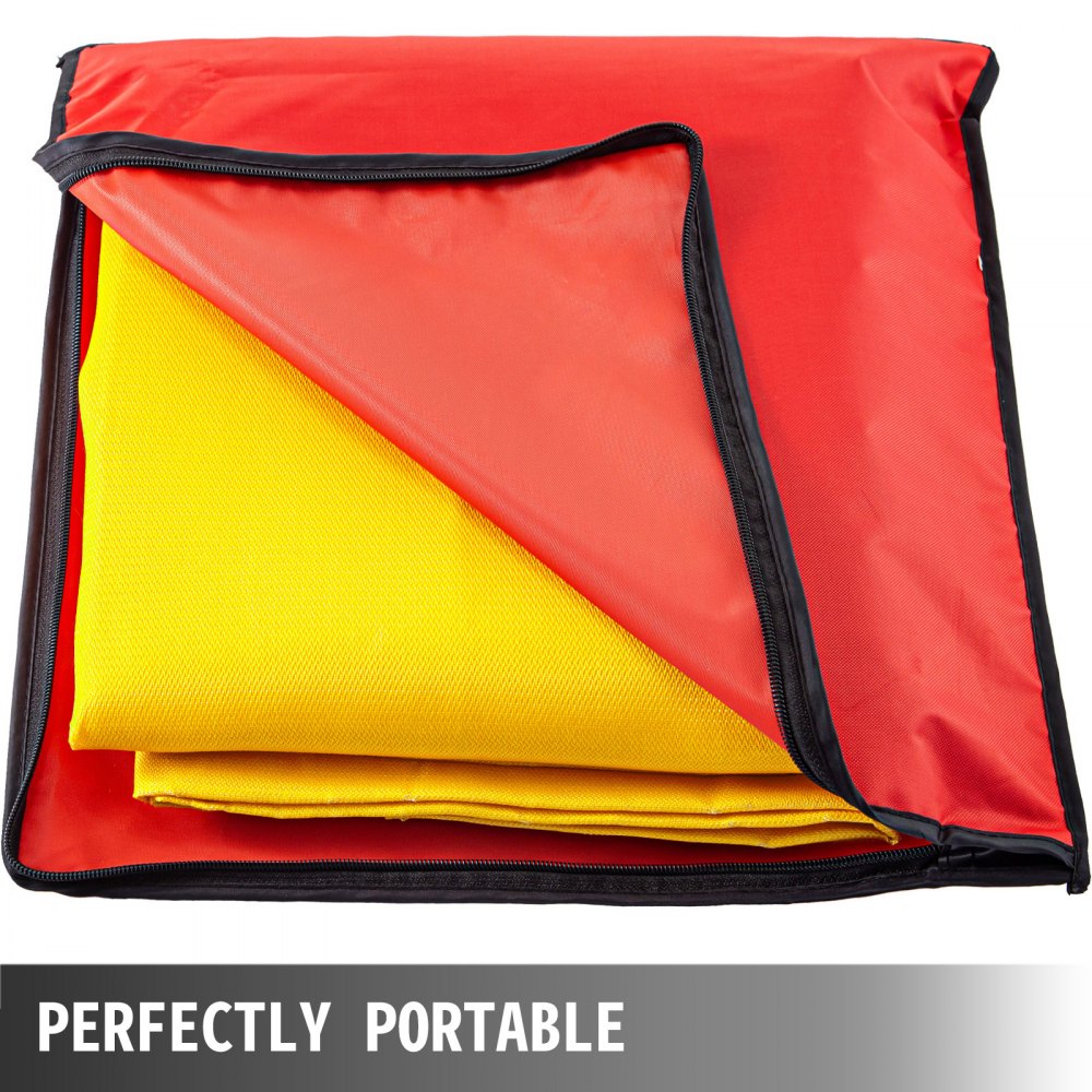 6 x 10 Ft Welding Blanket Gold Fiberglass Blanket Portable Fiberglass Fire Retardant Blanket Welding Mat Welding Fireproof Thermal Resistant Insulation With Carry Bag