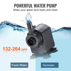 Bostome 52 Gal Aquarium Chiller with 1/10 HP quiet compressor and 132-264 GPH pump for fish tanks.