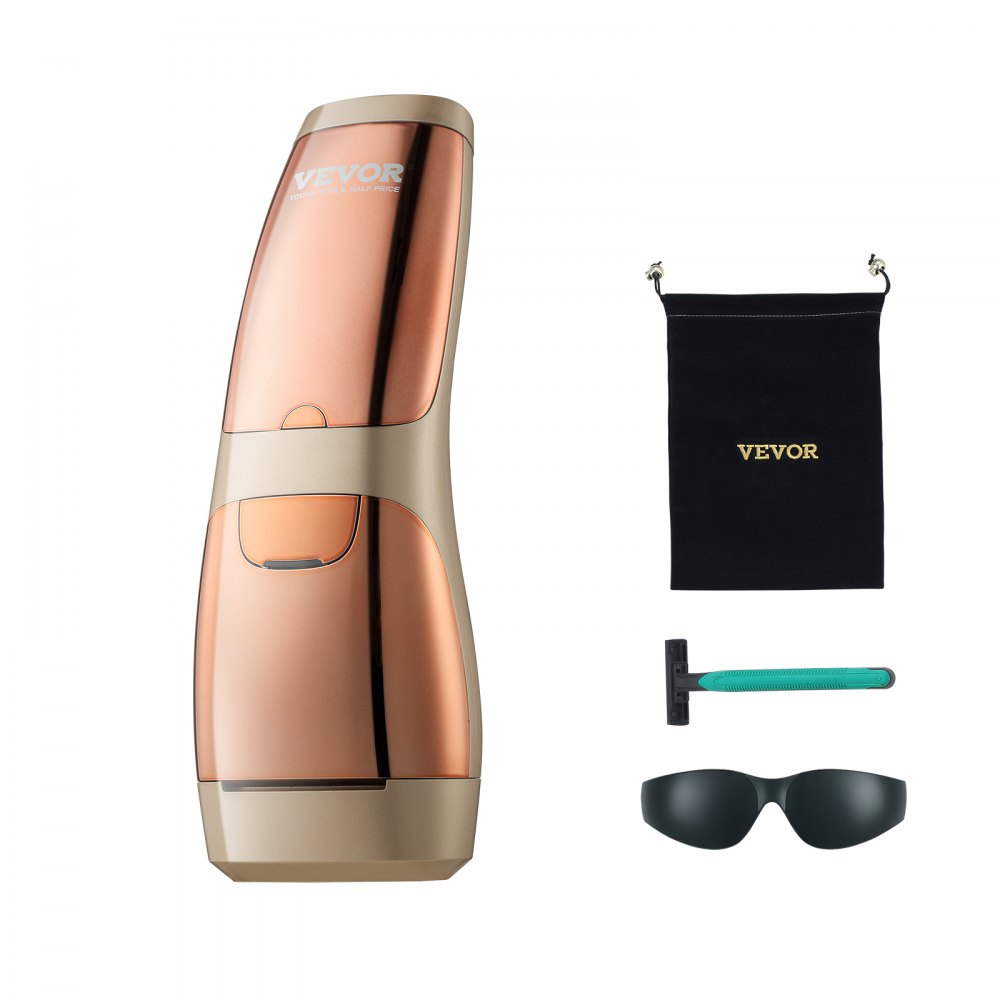 IPL Hair Removal, Permanent Hair Removal with Sapphire Ice Cooling System, Painless At-Home Hair Removal Device for Women Men, Auto/Manual Modes, 5 Levels for Body & Face