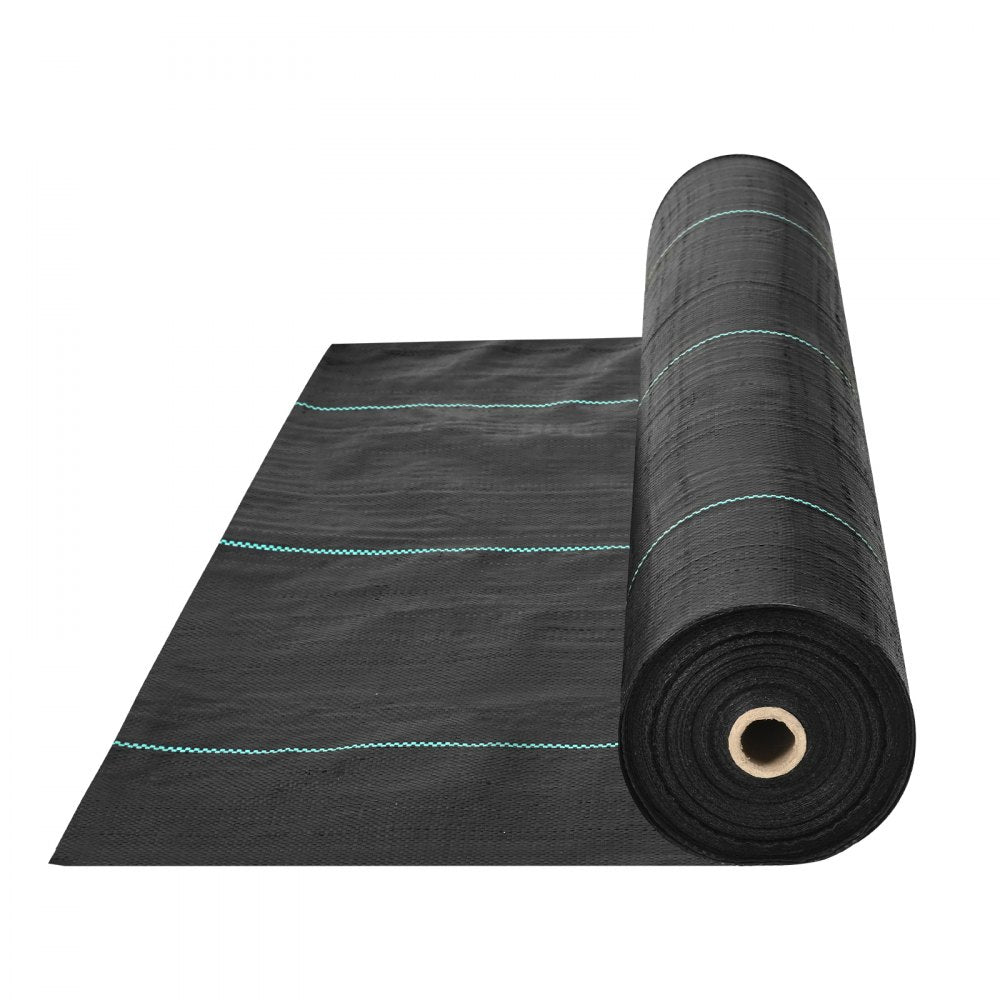 3FTx250FT Premium Heavy Duty Weed Barrier Landscape Fabric, 5OZ Woven Geotextile Fabric Under Gravel, High Permeability for Weed Blocker Weed Mat, Driveway Fabric, Weed Control Garden Cloth