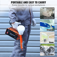 Powder Coating System, 50KV Electrostatic Output Powder Coating Kit with Foot Switch, Spray Gun, Nozzles and Powder Cups, Powder Coating Equipment for Home DIY and Commercial Production