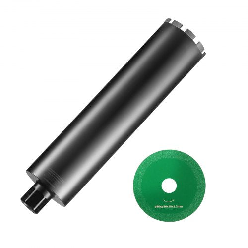 Bostome 4.25" wet diamond core drill bit with laser-welded head for deep drilling tasks.