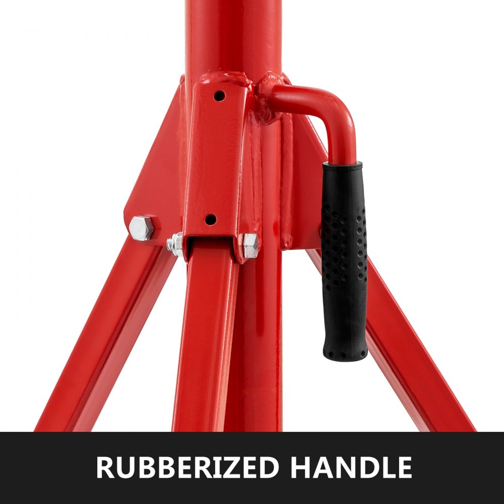 Bostome 1107A Pipe Jack Stand with adjustable height and heavy-duty steel construction.