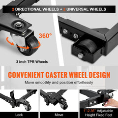 Mobile Base Heavy Duty Universal Stand 1500 lb Capacity For Tools Machines