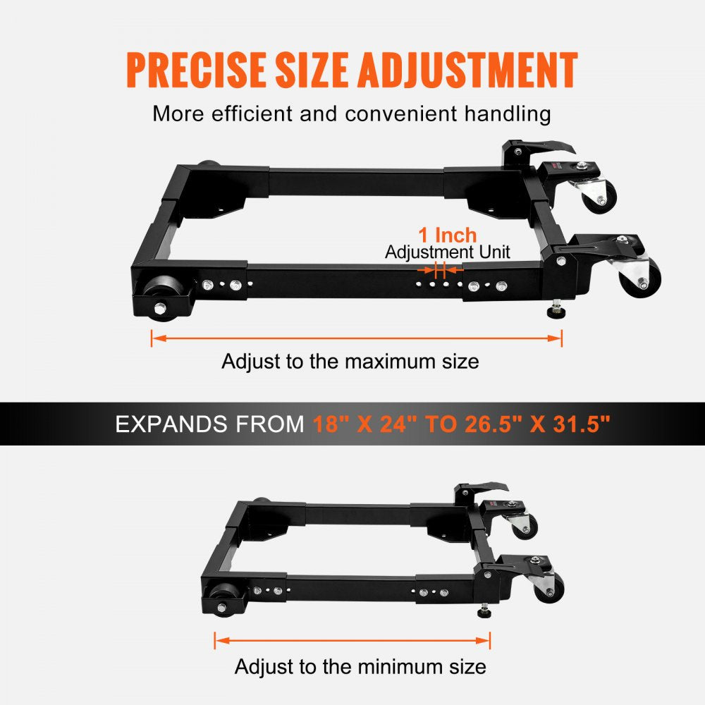 Mobile Base Heavy Duty Universal Stand 1500 lb Capacity For Tools Machines