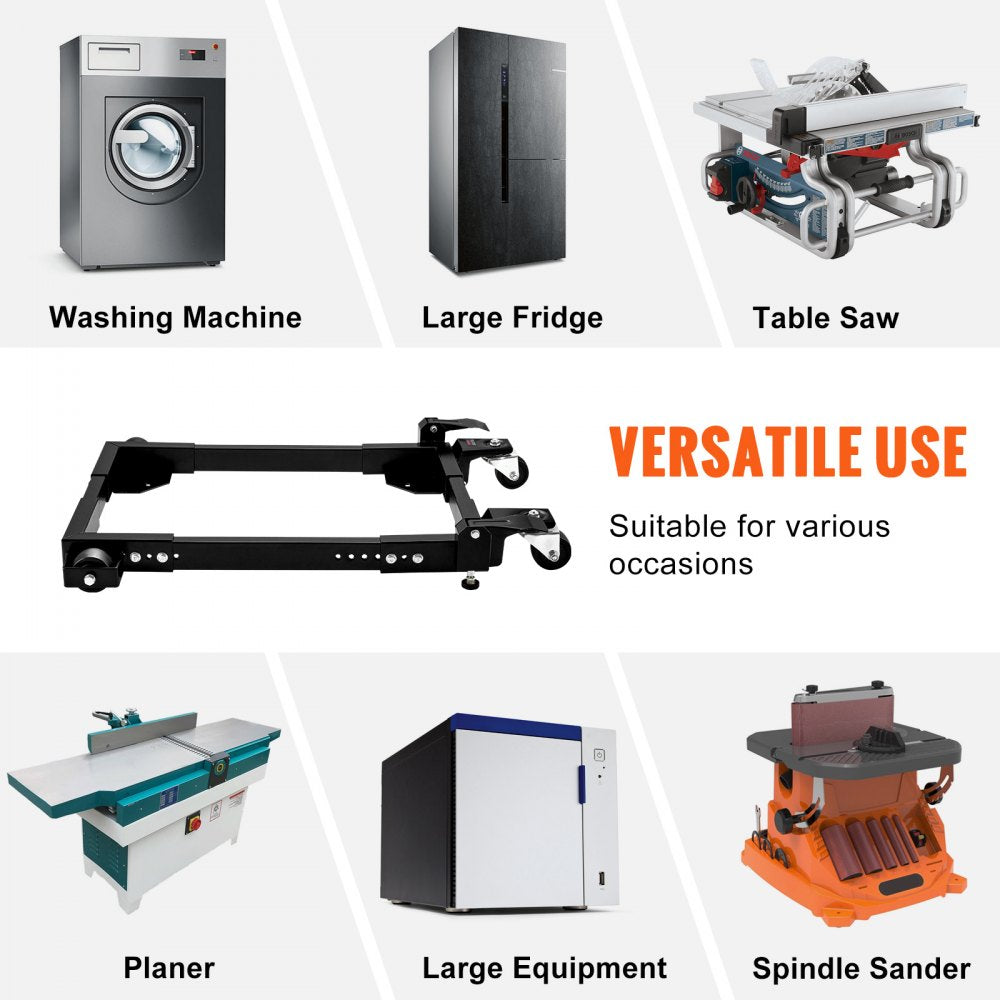 Mobile Base Heavy Duty Universal Stand 1500 lb Capacity For Tools Machines