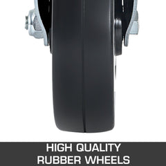 4 Pack Scaffolding Caster Wheels 8 x 2 Inch with Dual Locking Rubber Swivel Caster 360 Degrees Heavy Duty Casters 1100LBS Capacity per Wheel