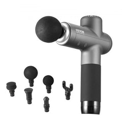 Massage Gun Deep Tissue, Muscle Percussion Massage Gun for Athletes, Handheld Massage Gun for Pain Relief, Muscle Relaxation - with 8 Speed Levels & 6 Massage Heads, 24V 2500mAh