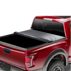 Truck Bed Cover, Roll Up Truck Bed Tonneau Cover, Compatible with 2014-2024 Chevy Silverado / GMC Sierra 1500, for 6.6 x 5.2 ft / 6.6 x 5.3 ft Bed, Soft PVC material, Roll Up Tonneau Cover