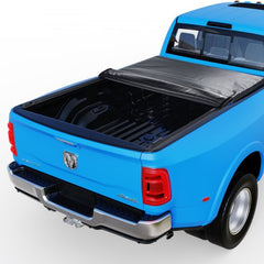 Truck Bed Cover, Roll Up Truck Bed Tonneau Cover, Compatible with 2002-2018 Dodge Ram 1500, 2003-2024 2500 3500, 2019-2024 Classic, for 6.4 x 5.5 ft Bed, Soft PVC material, Roll Up Tonneau Cover