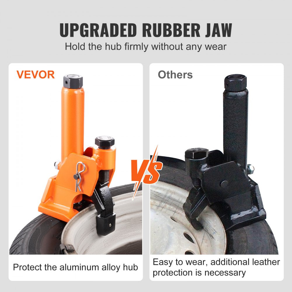 Manual Tire Bead Breaker, 38"-42" Tires Changer Tool with Rubber Pad, Protect Aluminum Alloy Hubs, Easy-Operated Tire Repair Tool for ATVs/UTVs, Tractors, Trucks, Cars, Heavy Duty Tires