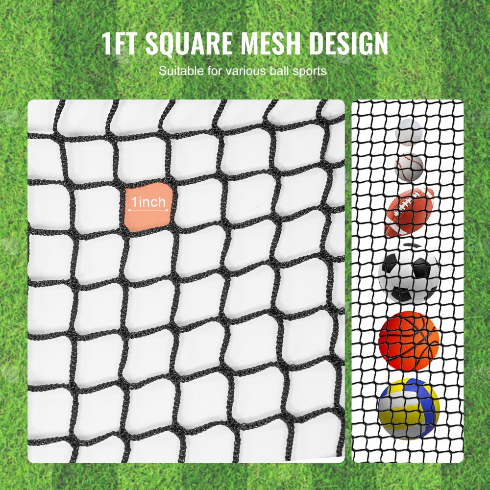 10x10ft Golf Practice Net Indoor Hitting Net for Baseball Hockey Soccer