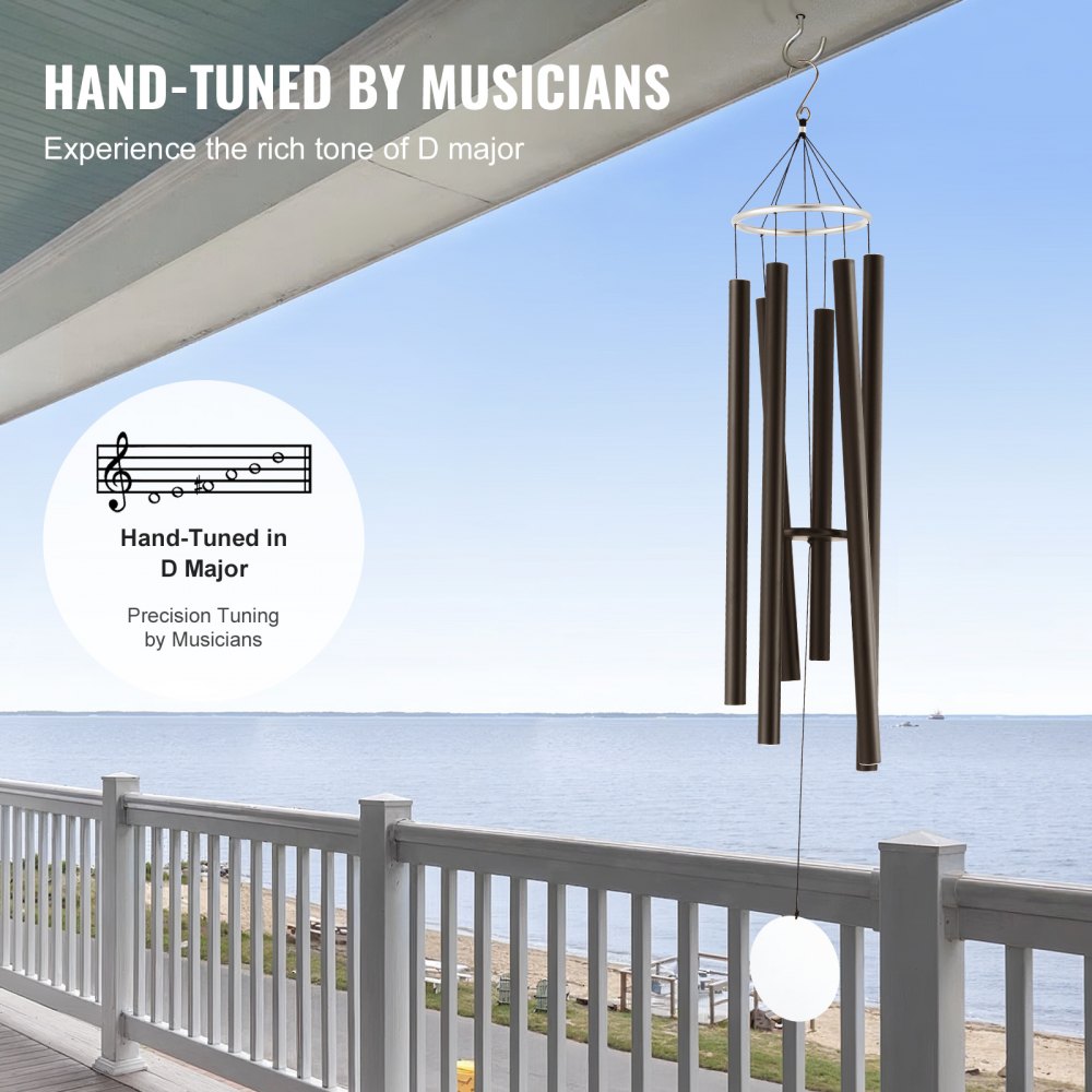 Wind Chimes for Outside 66-Inch Aluminum Memorial Deep Tone Wind Chimes