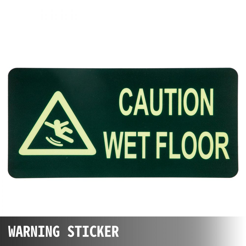 12 Pack Caution Wet Floor Sign 25-Inch Yellow Wet Floor Sign Double Sided Wet Floor Cones Fold-Out Bilingual Plastic Board for Indoors and Outdoors