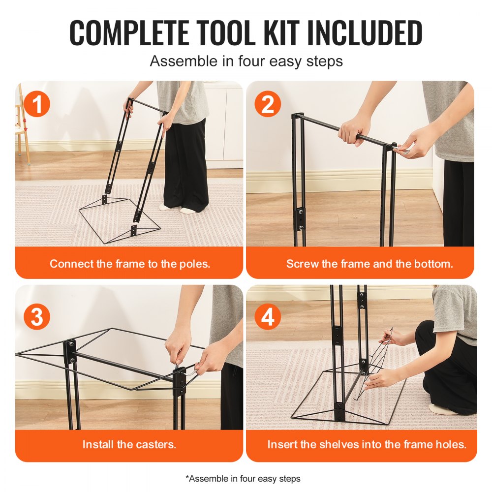 Bostome Art Drying Rack with 50 removable shelves for efficient drying in classrooms and studios.