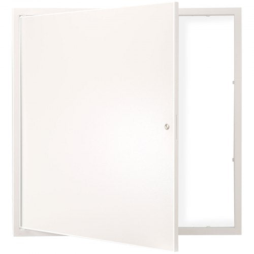 Access Panel for Drywall & Ceiling, 16 x 16 Inch Plumbing Access Panels, Reinforced Access Door, Heavy-Duty Steel Wall Hole Cover, Easy Install Removable Hinged Panel for Wiring & Cables, Silver