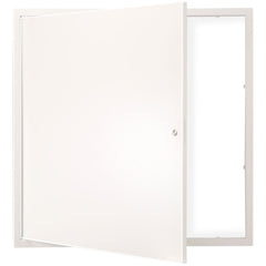 Access Panel for Drywall & Ceiling, 16 x 16 Inch Plumbing Access Panels, Reinforced Access Door, Heavy-Duty Steel Wall Hole Cover, Easy Install Removable Hinged Panel for Wiring & Cables, Silver