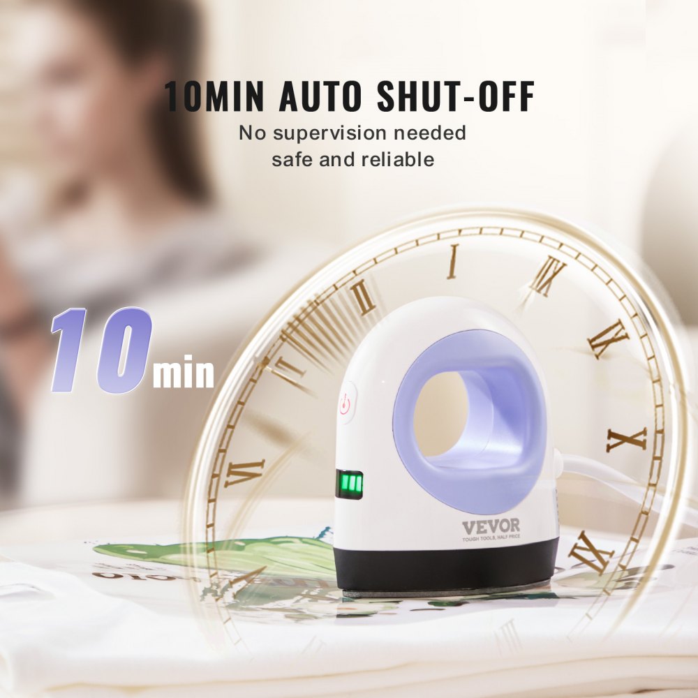 Portable Bostome Mini Heat Press Machine with three temperature settings and heat-resistant base.