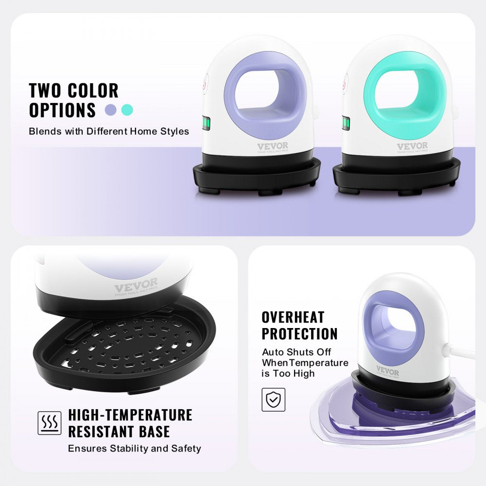 A compact Bostome Mini Heat Press Machine with three temperature settings and a heat-resistant base.