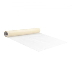 Self-adhesive polyethylene carpet protection film roll measuring 24 inches by 200 feet.