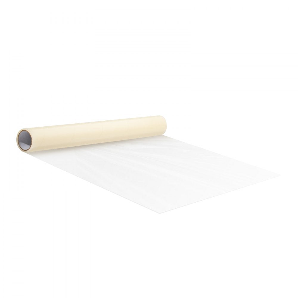 Self-adhesive polyethylene carpet protection film roll, 24" x 200', waterproof and anti-slip.